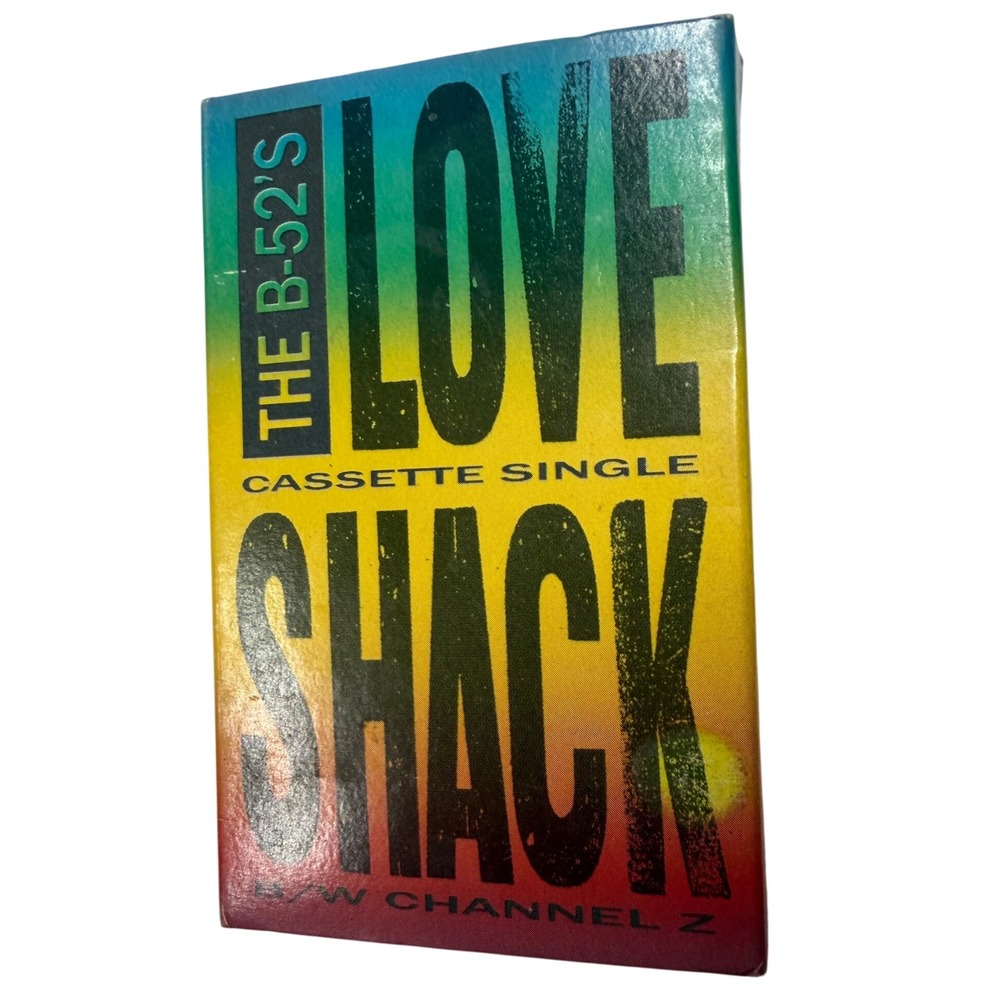 The B-52's Love Shack Cassette Single 1989 Reprise Records Channel Z 9 19893-4